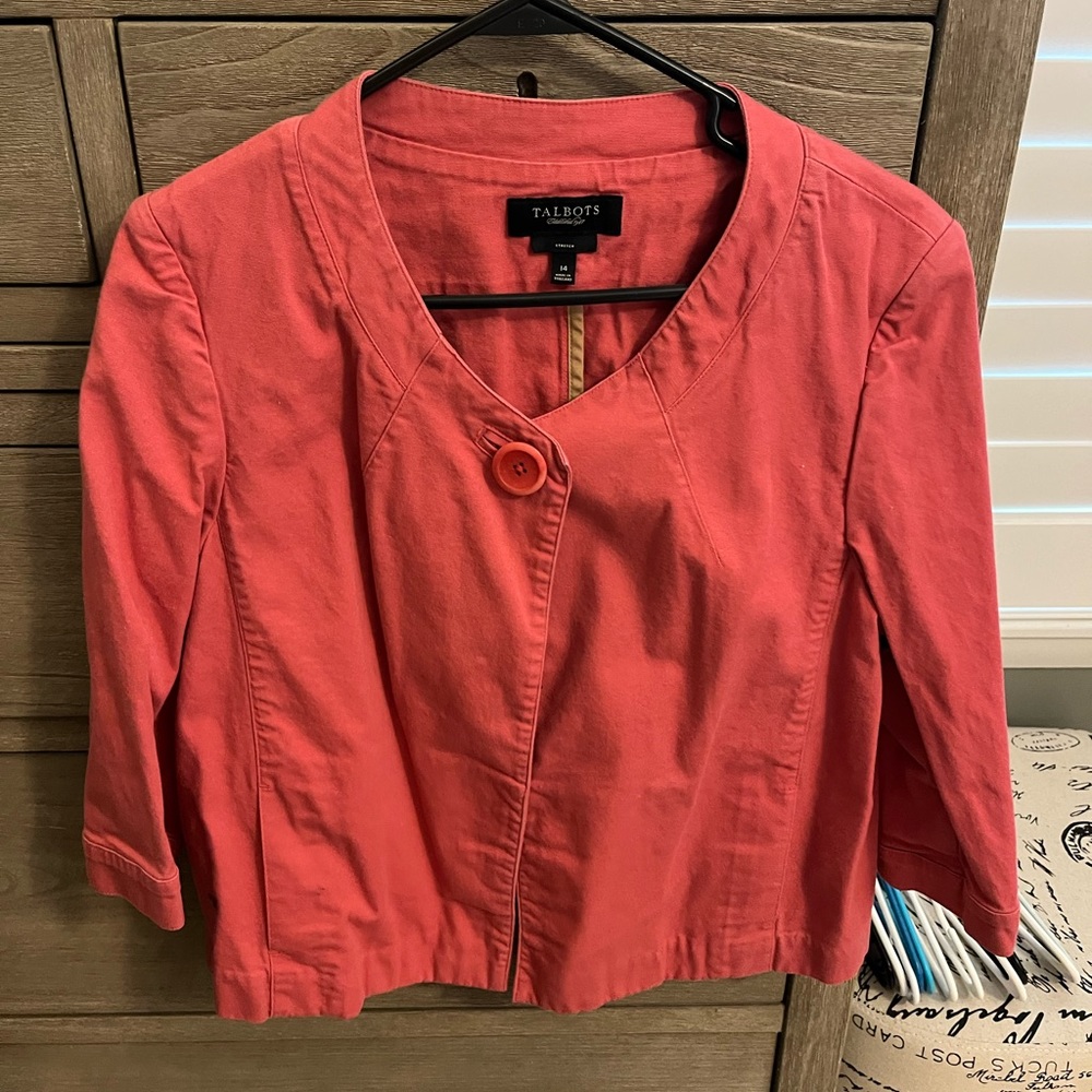 Talbots Women’s Crop Blazer